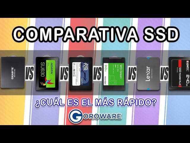 COMPARATIVA SSD SATA: WDGREEN vs GIGABYTE vs LEXAR NQ100 vs EMTEC X150 vs ADATA SU630 y PATRIOT P210