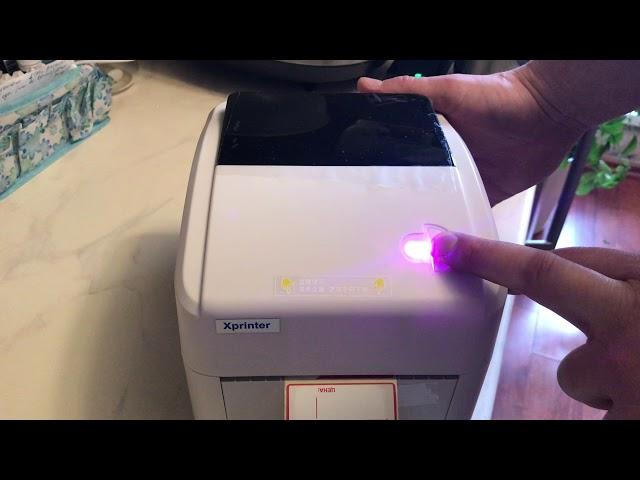 Калибровка термопринтера этикеток Xprinter XP-420B