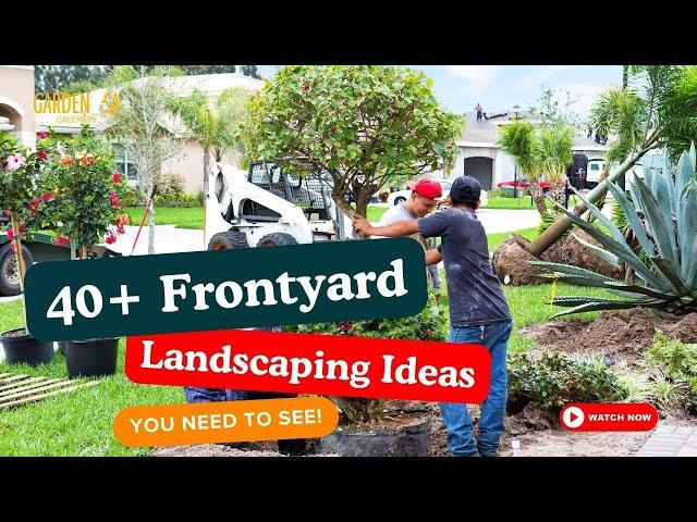 TOP 40+ FRONT YARD LANDSCAPING IDEAS You NEED to See!  | Garden Answer