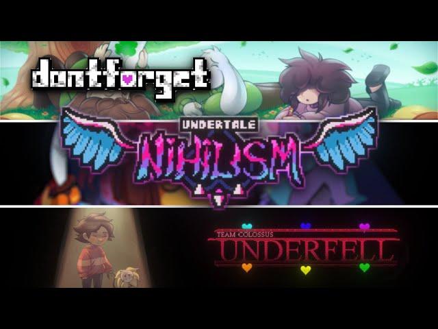 ТРИ ФАН-ИГРЫ│Undertale Nihilism, DONTFORGET, TC!Underfell