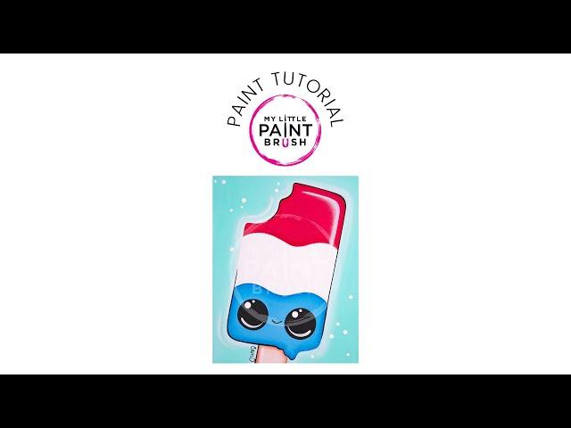 Patriotic Painting | How to Paint a Popsicle | USA Paint Class for Beginners | Easy Art for Kids