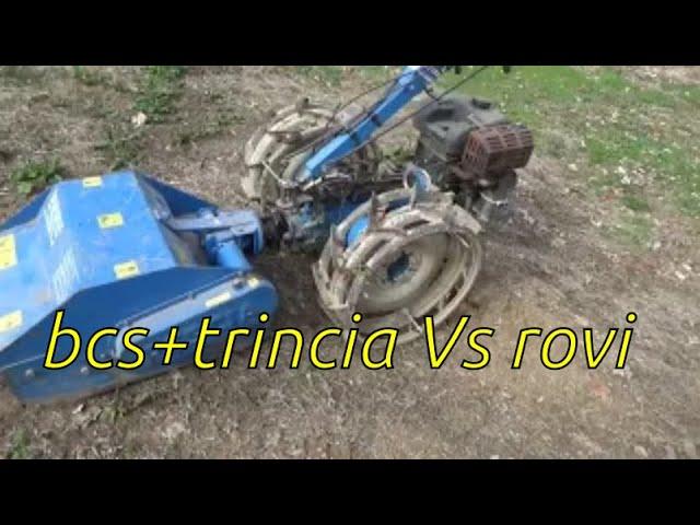 BCS-Buldozer :) rovi tremate, ...trasformo il bcs montando ruote in ferro,