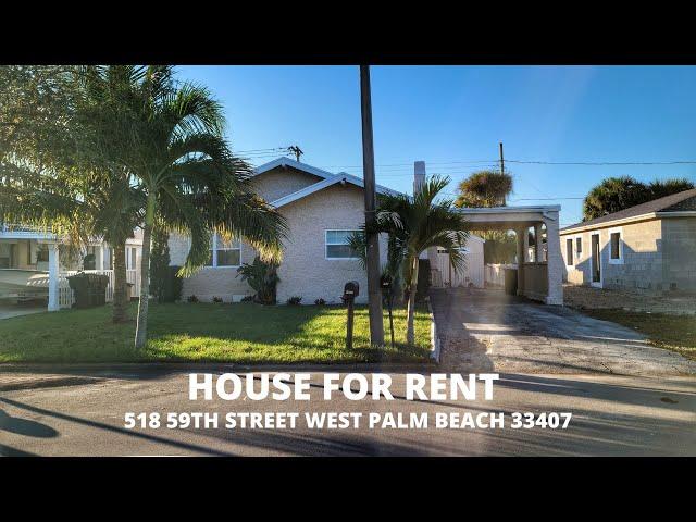 House For Rent in West Palm Beach 33407 2,300