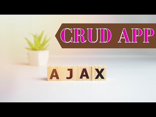 ajax App || crud app with php || ajax bangla tutorial.