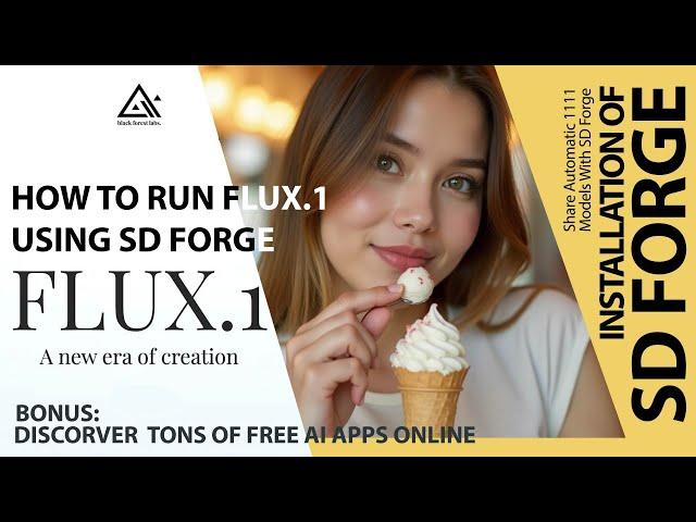 How to run Flux1 Locally In SD Forge And Integrate A 1111 Models plus Discover Tons Of Free AI Apps