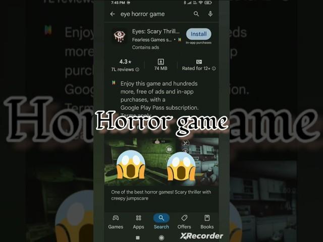two players horror games for Android under 300 mb #multiplayer #kkgamer