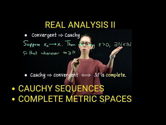 Cauchy sequences and complete metric spaces, Real Analysis II