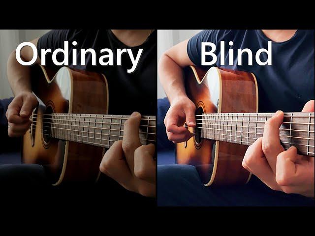 what ordinary people hear VS what blind people hear