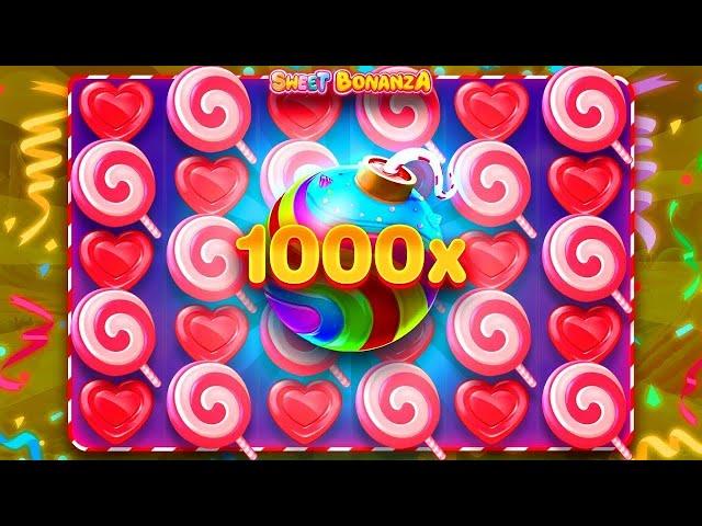 2 БОМБЫ 1000х В ОДНОЙ БОНУСКЕ В SWEET BONANZA 1000 / ПОЙМАЛ ЗАНОСЫ НЕДЕЛИ