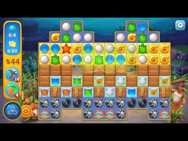 Fishdom level 447 Gameplay (iOS Android)