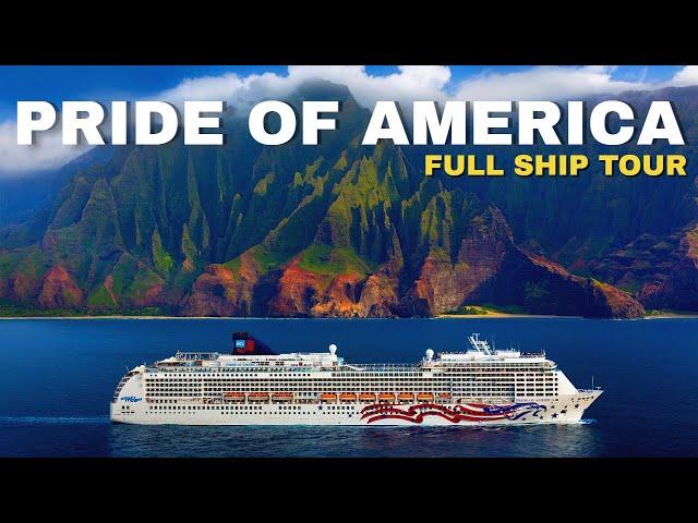 NCL Pride of America | Full Ship Walkthrough Tour & Review 4K | Norwegian Cruise Lines