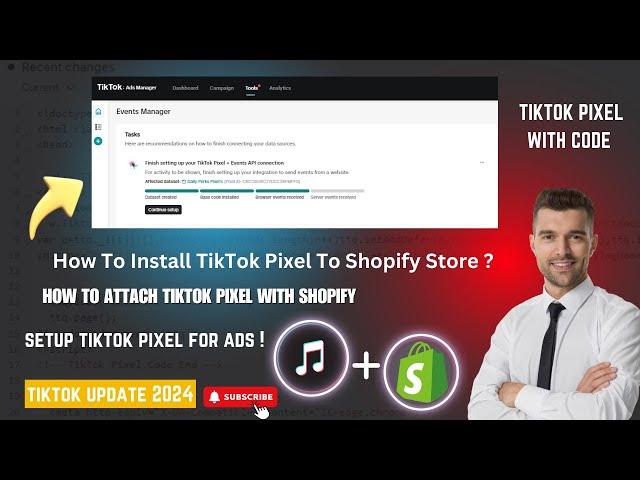 How To Install Tiktok Pixel To #shopify | How To Attach Tiktok Pixel To Shopify For Ads #tiktok ads