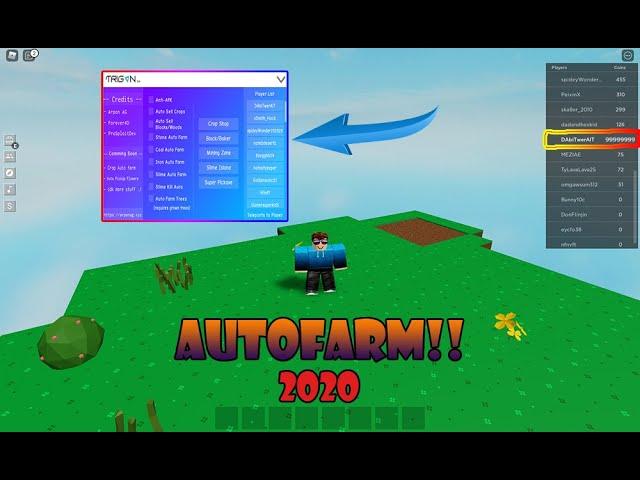 SKYBLOCK  Script Hack AUTOFARM + Teleports OP!!! (Pastebin)  ||  ROBLOX