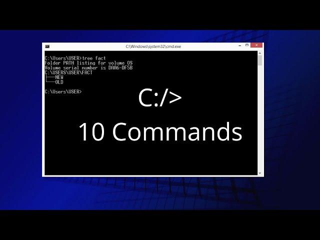 MS DOS top 10 commands You Should Know