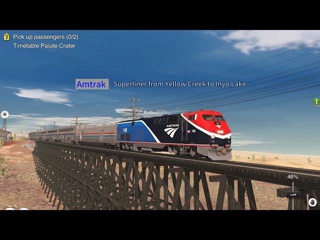 Trainz 3: Inyo Mountains Episode 5: Amtrak Superliner