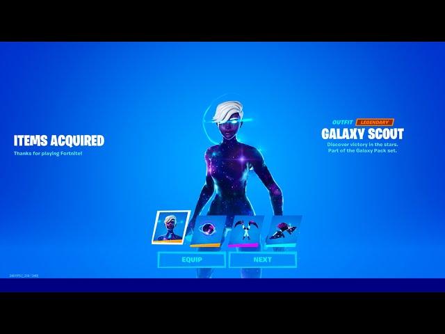 New GALAXY SCOUT PACK! (Fortnite Battle Royale)