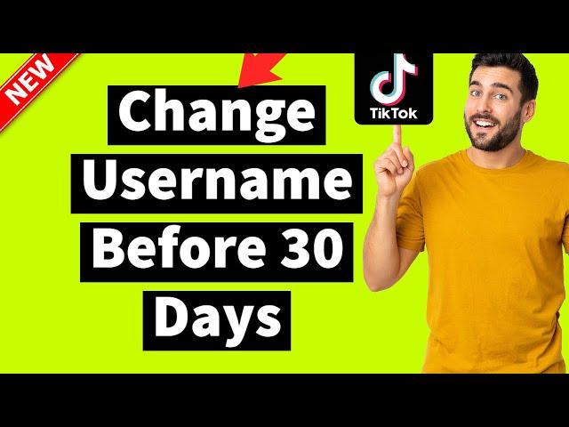 How To Change your Username on TikTok ( Without Waiting 30 Days)