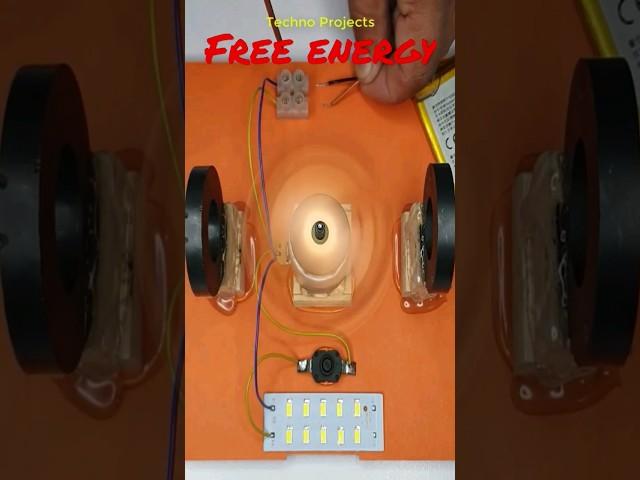 Free energy Generator ! Free Energy ! How to make free energy ! Magnet Science #shorts