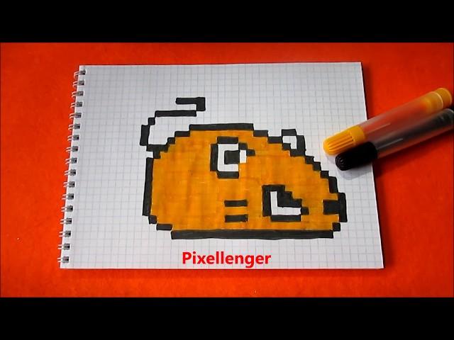 Pixel Art How to Draw  Mouse #Mouse , #Pixelart, #howtodraw