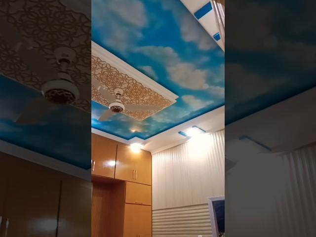 Magical Sky Ceiling: Gypsum Ceiling Design with Clouds