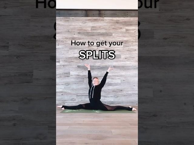 Splits tutorial  #flexibility #splits #gymnastics #shorts