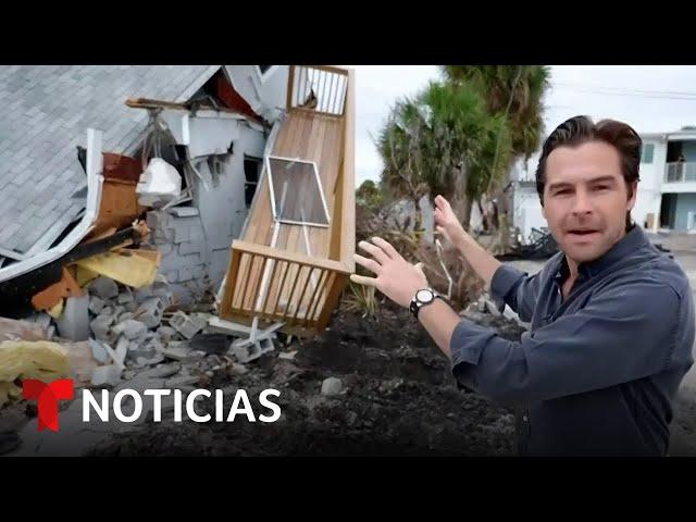 Así es cómo la destrucción de un huracán previo complica los peligros de Milton | Noticias Telemundo