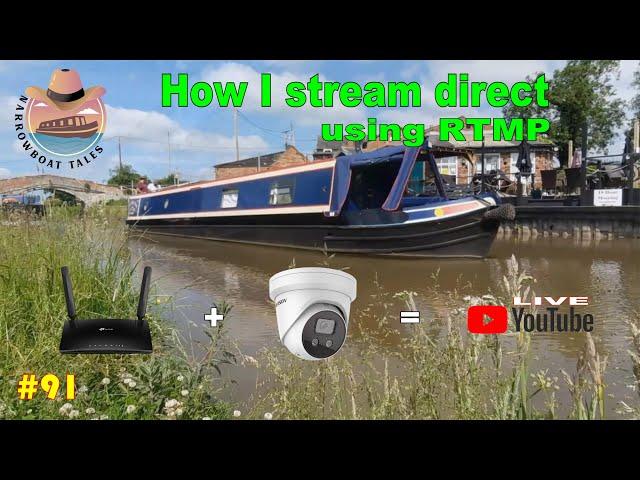 Streaming 24/7 to YouTube using RTMP from my Hikvision DS-2CD2386G2-ISU/SL camera on a Narrowboat