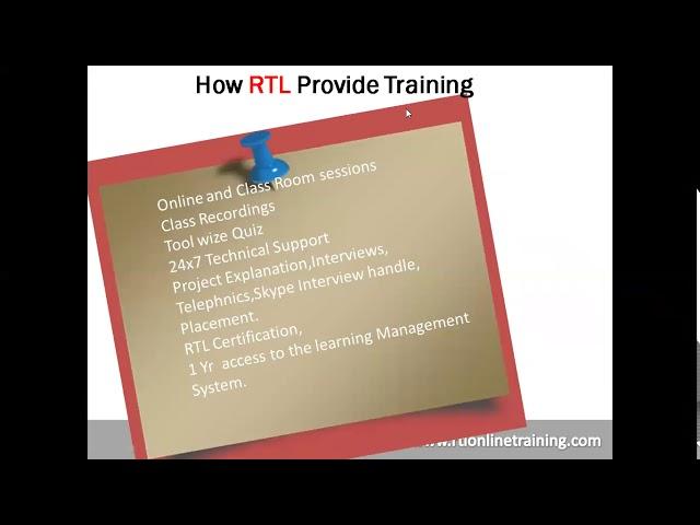 RPA Online Training   RTL Technologies 7093339062