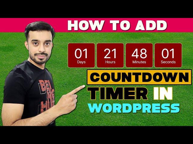 How to Add Countdown Timer in WordPress | WordPress Countdown Timer using Elementor Pro