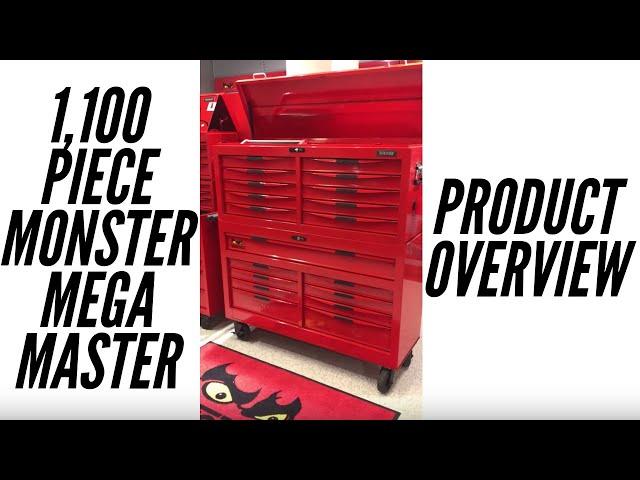 Teng Tools TCMONSTER02 1,100 Piece Monster Mega Master Tool Kit (Product Overview)