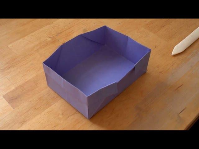 How To Make an Origami Box - Falte Dir eine Origami-Schachtel!