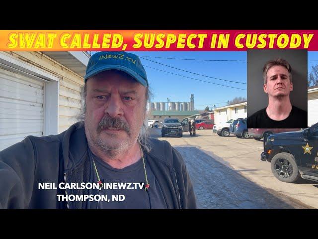 EXCLUSIVE VIDEO: SWAT Team Called To Thompson, ND, Suspect In Custody