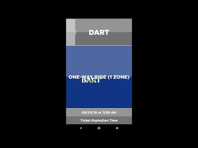 DART's Mobile payment App