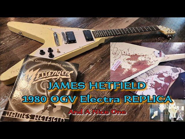 Incredible James Hetfield Electra OGV Replica Guitar Review!