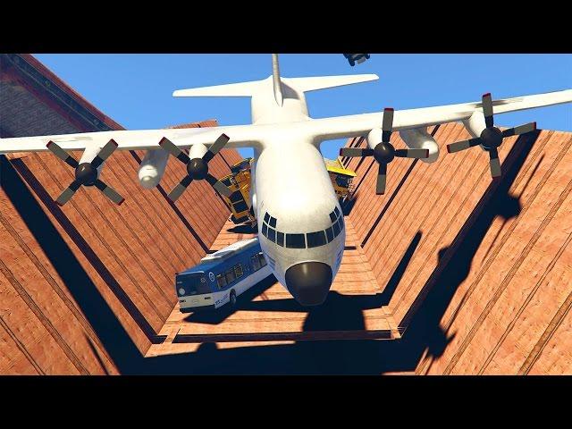 ЛАВИНА СМЕРТИ ИЗ САМОЛЕТОВ! (GTA 5 Смешные Моменты)