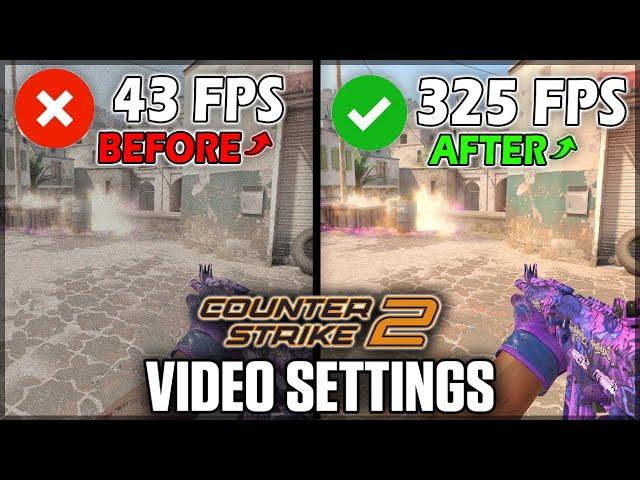 The BEST CS2 Video Settings for MAX FPS