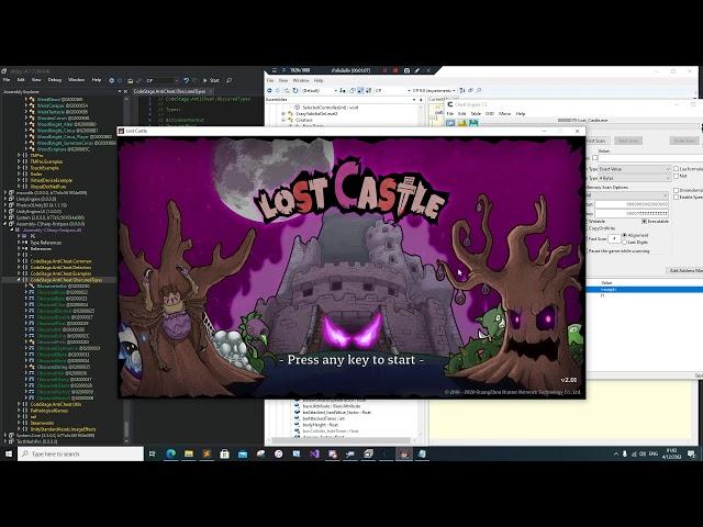 Test bypass Lost_Castle Unity Anticheat cant Use Cheat engine Find Value Anyting