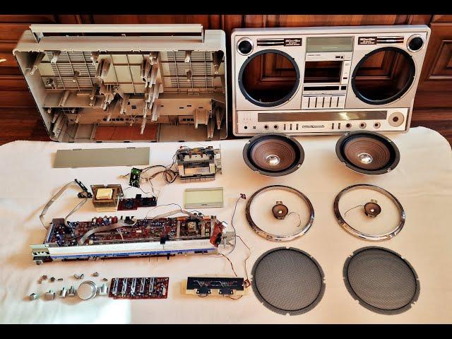 Gigantic Panasonic RX-5350 Boombox Restoration Repair