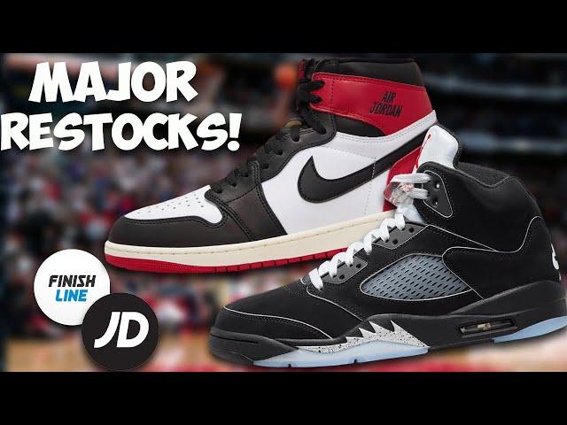 MAJOR RESTOCK JORDAN 5 Black Metallics & Jordan 1 Black Toe JD/FNL EA!