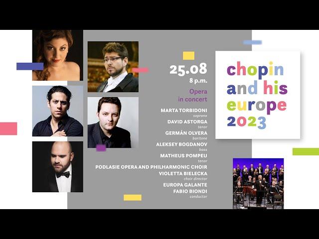 Fabio Biondi, Europa Galante | 19. Chopin and his Europe International Music Festival