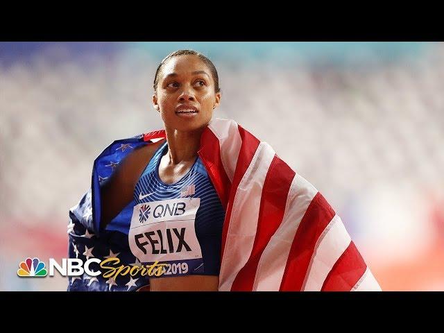 USA dominates in first mixed 4x400 relay, Allyson Felix breaks Usain Bolt's record | NBC Sports