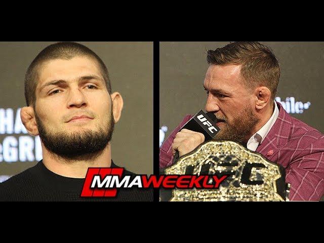 Conor McGregor Challenges Khabib on Imprisoned Russian Oligarch Magomedov  (UFC 229)