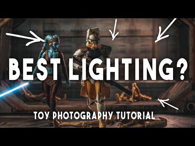 I love this lighting set up for TOY PHOTOGRAPHY