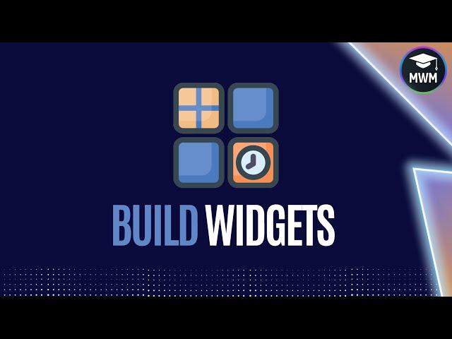 HOW TO BUILD WIDGETS | Mendix 10