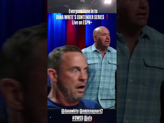 Dana White's WILD Reaction to Insane DWCS Knockout