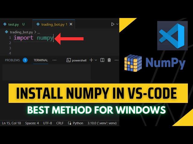 How to Install Numpy in Visual Studio (2023)