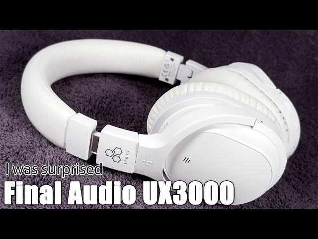 Final Audio UX3000 full-size Bluetooth headphones with ANC