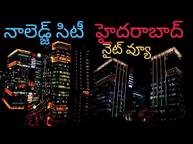 Knowledge city night view Hyderabad#....