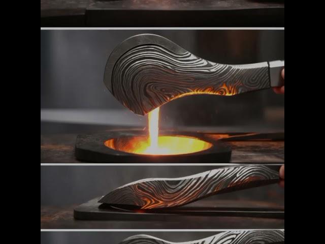 "Blending Ancient Art with Modern Tech: Damascus Steel Reimagined" #history #facts