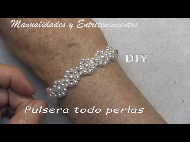 DIY - Pulsera todo perlas - Manualidades y Entretenimientos